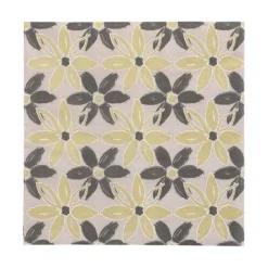 PAPSTAR Servietten, 3-lagig 1/4-Falz 33 cm x 33 cm "Dark Flowers"