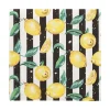 PAPSTAR Servietten, 3-lagig 1/4-Falz 33 cm x 33 cm "Citrus Lines"