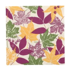 PAPSTAR Servietten, 3-lagig 1/4-Falz 33 cm x 33 cm "Autumn Leaves"