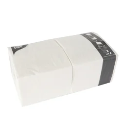 PAPSTAR Servietten, 3-lagig 1/8-Falz 33 cm x 33 cm weiß