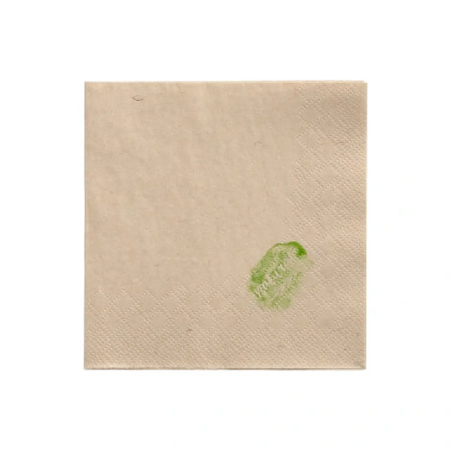 PAPSTAR Servietten, 2-lagig 1/4-Falz 24 cm x 24 cm natur ungebleicht