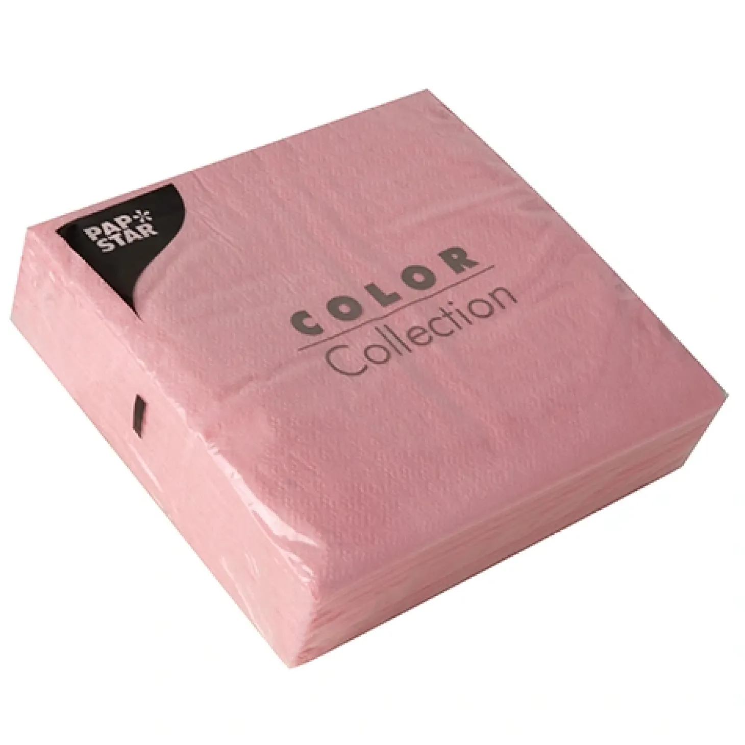 PAPSTAR Servietten, 1-lagig 1/4-Falz 33 cm x 33 cm rosa