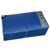 PAPSTAR Servietten, 3-lagig 1/4-Falz 40 cm x 40 cm dunkelblau