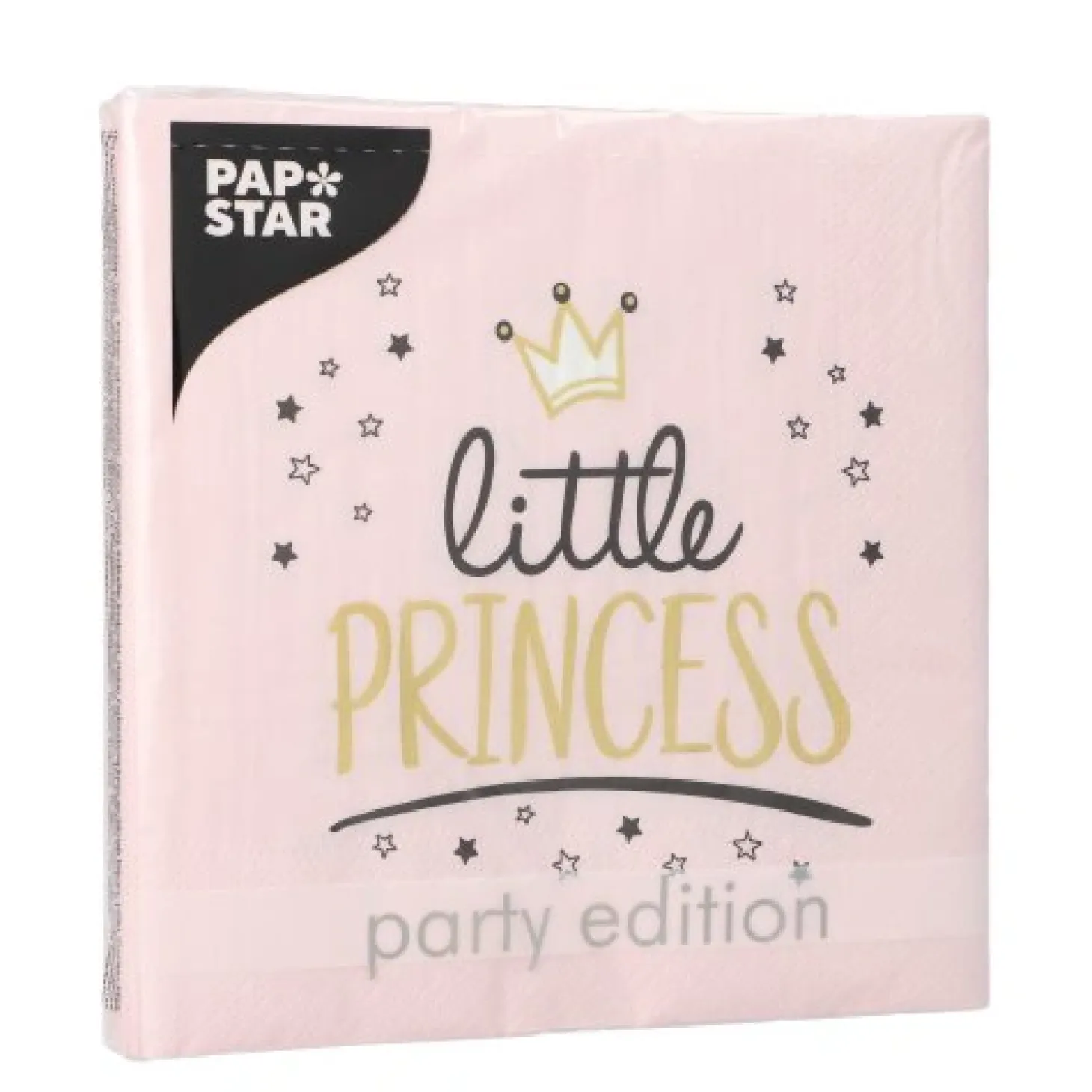 PAPSTAR Servietten, 3-lagig 1/4-Falz 33 cm x 33 cm "Little Princess"