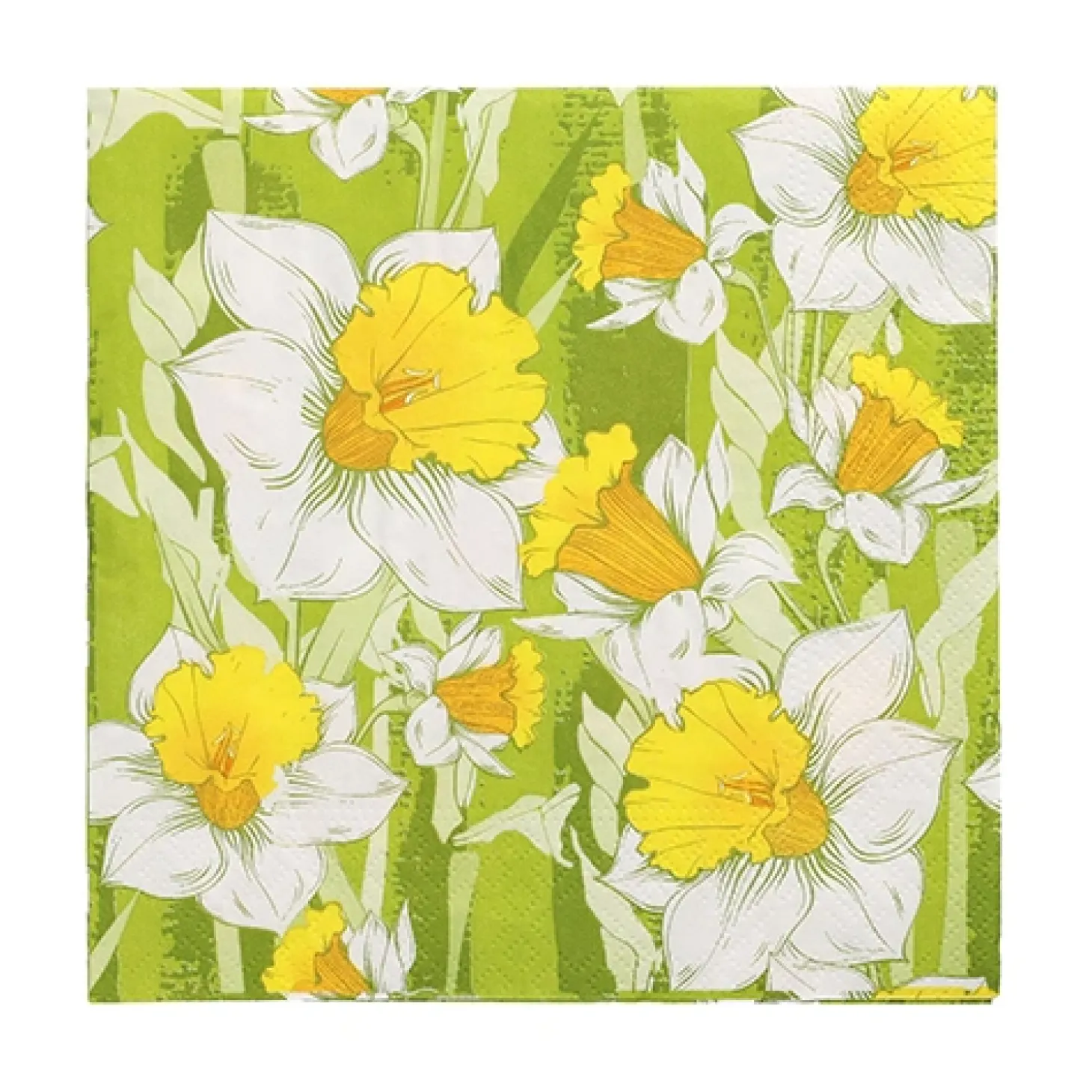 PAPSTAR Servietten, 3-lagig 1/4-Falz 33 cm x 33 cm "Narciso"
