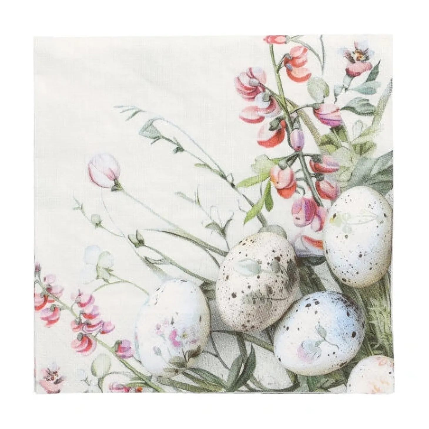 PAPSTAR Servietten, 3-lagig 1/4-Falz 33 cm x 33 cm "Pastell Eggs", 6 x 100 Stück