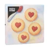 PAPSTAR Servietten, 3-lagig 1/4-Falz 33 cm x 33 cm "Lovely Baking", 10 x 20 Stück