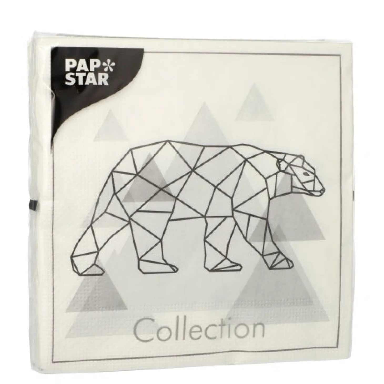 PAPSTAR Servietten, 3-lagig 1/4-Falz 33 cm x 33 cm "Teddy"