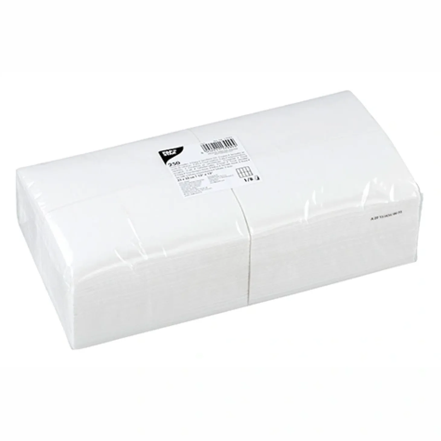 PAPSTAR Servietten, 2-lagig 1/8-Falz 33 cm x 33 cm weiß, 4 x 250 Stück