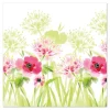 PAPSTAR Servietten, 3-lagig 1/4-Falz 33 cm x 33 cm "Summer Breeze"