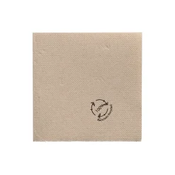 PAPSTAR Servietten, 2-lagig "PUNTO" 1/4-Falz 20 x 20 cm natur, in Spenderbox