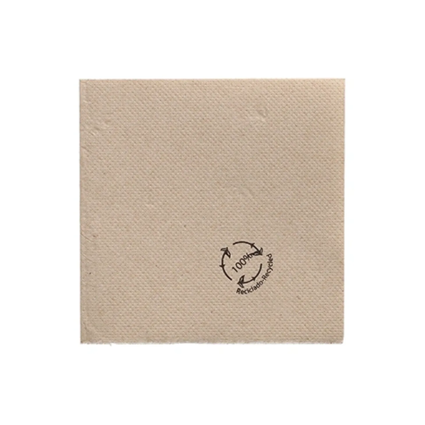 PAPSTAR Servietten, 2-lagig "PUNTO" 1/4-Falz 20 x 20 cm natur, in Spenderbox