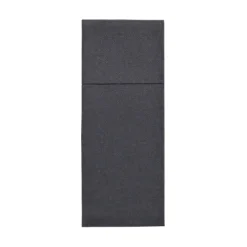 PAPSTAR Servietten "ROYAL Collection" 40 cm x 30 cm schwarz mit Besteckfalz