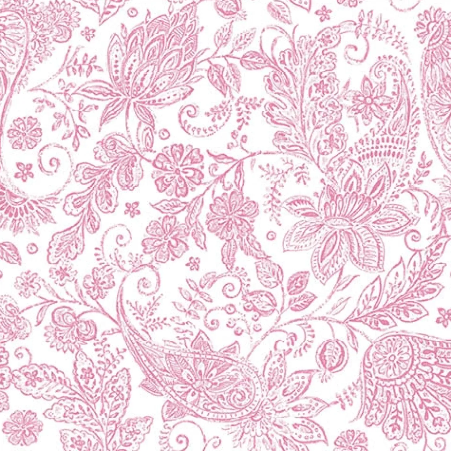 PAPSTAR Servietten "ROYAL Collection" 1/4-Falz 40 cm x 40 cm fuchsia "Paisley", 5 x 50 Stück