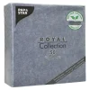 PAPSTAR Servietten "ROYAL Collection" 1/4-Falz 40 cm x 40 cm dunkelblau in Papierverpackung