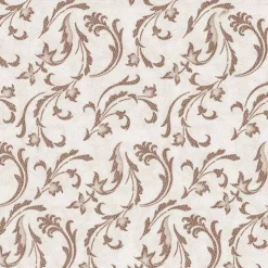 PAPSTAR Servietten "ROYAL Collection" 1/4-Falz 40 cm x 40 cm braun "Damascato"