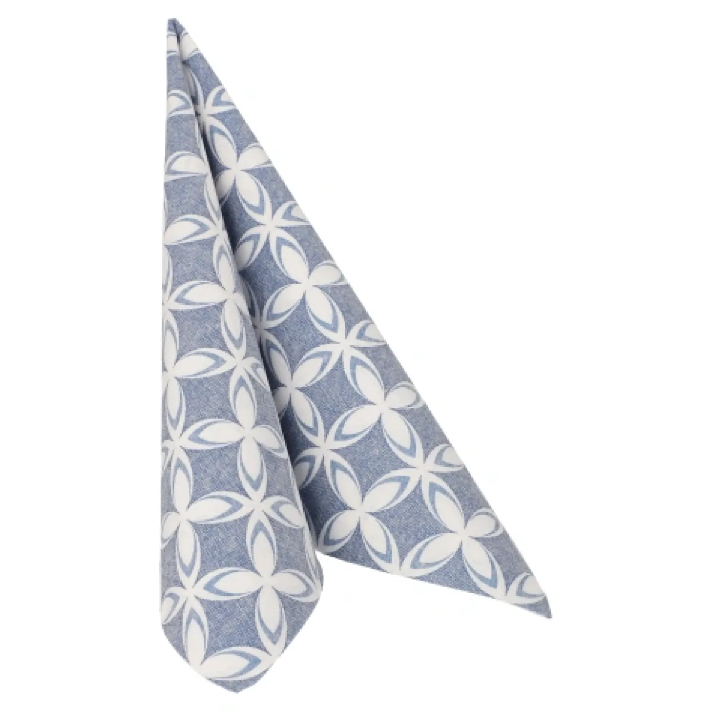 PAPSTAR Servietten "ROYAL Collection" 1/4-Falz 40 cm x 40 cm "Delft", 8 x 20 Stück