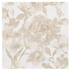 PAPSTAR Servietten "ROYAL Collection" 1/4-Falz 40 cm x 40 cm sand "Rose", 8 x 20 Stück