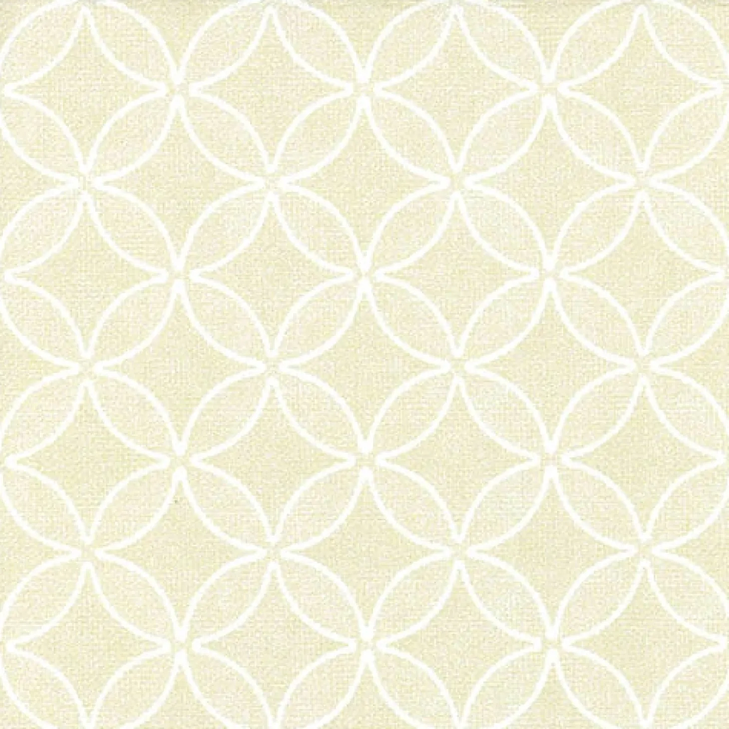 PAPSTAR Servietten "ROYAL Collection" 1/4-Falz 40 cm x 40 cm champagner "Circle Flowers"