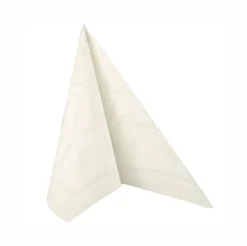 PAPSTAR Servietten "ROYAL Collection" 1/4-Falz 40 cm x 40 cm weiß "New Mediterran", 8 x 20 Stück