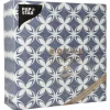PAPSTAR Servietten "ROYAL Collection" 1/4-Falz 40 cm x 40 cm "Delft", 5 x 50 Stück