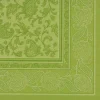 PAPSTAR Servietten "ROYAL Collection" 1/4-Falz 40 cm x 40 cm olivgrün "Ornaments", 5 x 50 Stück