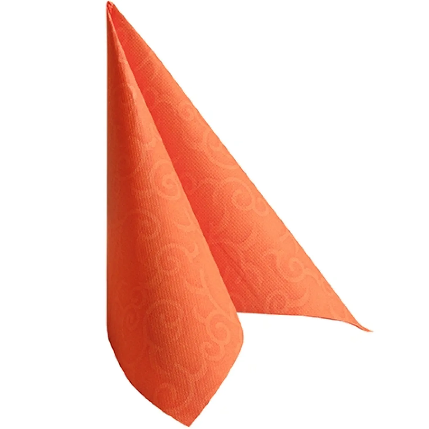PAPSTAR Servietten "ROYAL Collection" 1/4-Falz 40 cm x 40 cm nektarine "Casali"