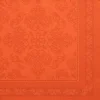 PAPSTAR Servietten "ROYAL Collection" 1/4-Falz 40 cm x 40 cm nektarine "Arabesque"