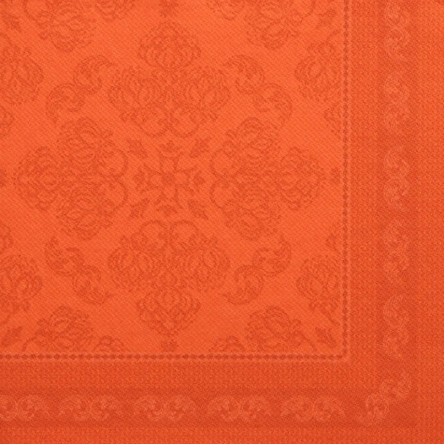 PAPSTAR Servietten "ROYAL Collection" 1/4-Falz 40 cm x 40 cm nektarine "Arabesque"