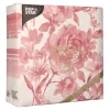 PAPSTAR Servietten "ROYAL Collection" 1/4-Falz 40 cm x 40 cm bordeaux "Rose"