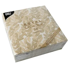 PAPSTAR Servietten "ROYAL Collection" 1/4-Falz 40 cm x 40 cm sand "Nature"
