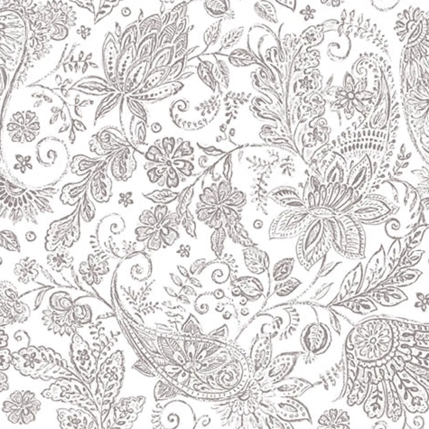 PAPSTAR Servietten "ROYAL Collection" 1/4-Falz 40 cm x 40 cm grau "Paisley"