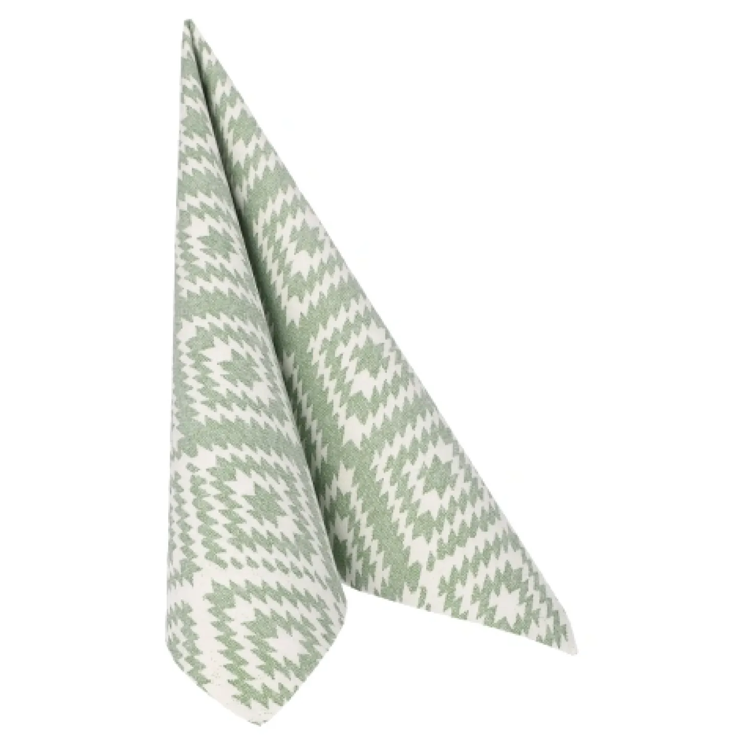 PAPSTAR Servietten "ROYAL Collection" 1/4-Falz 40 cm x 40 cm dunkelgrün "Ethnic Look"