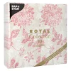 PAPSTAR Servietten "ROYAL Collection" 1/8-Falz 40 cm x 40 cm bordeaux "Flowers"