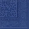 PAPSTAR Servietten "ROYAL Collection" 1/4-Falz 40 cm x 40 cm dunkelblau "Ornaments", 8 x 20 Stück