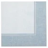 PAPSTAR Servietten "ROYAL Collection" 1/4-Falz 40 cm x 40 cm arktikblau "Linum", 8 x 20 Stück