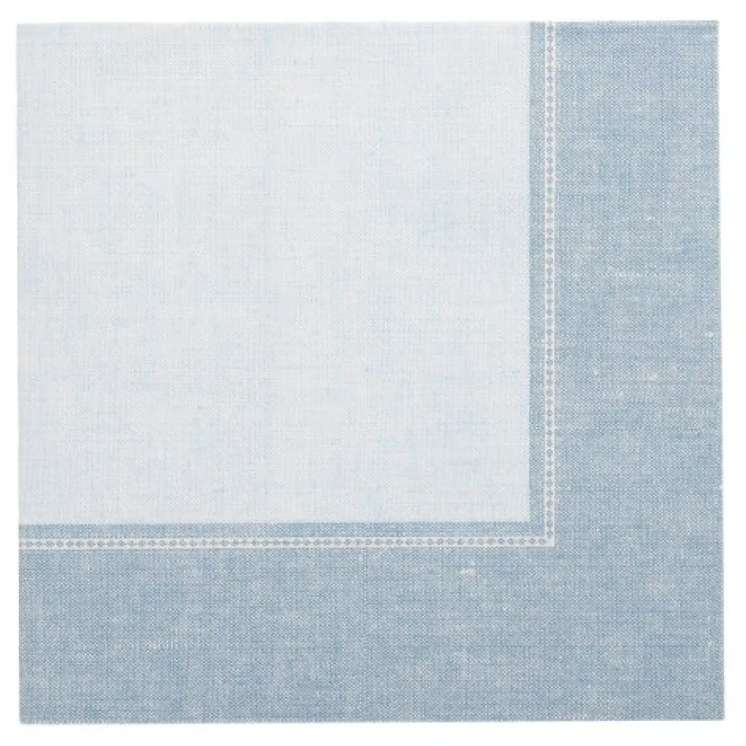 PAPSTAR Servietten "ROYAL Collection" 1/4-Falz 40 cm x 40 cm arktikblau "Linum", 8 x 20 Stück