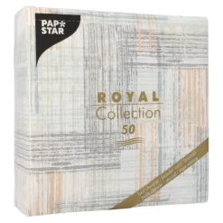 PAPSTAR Servietten "ROYAL Collection" 1/4-Falz 40 cm x 40 cm "Modern"