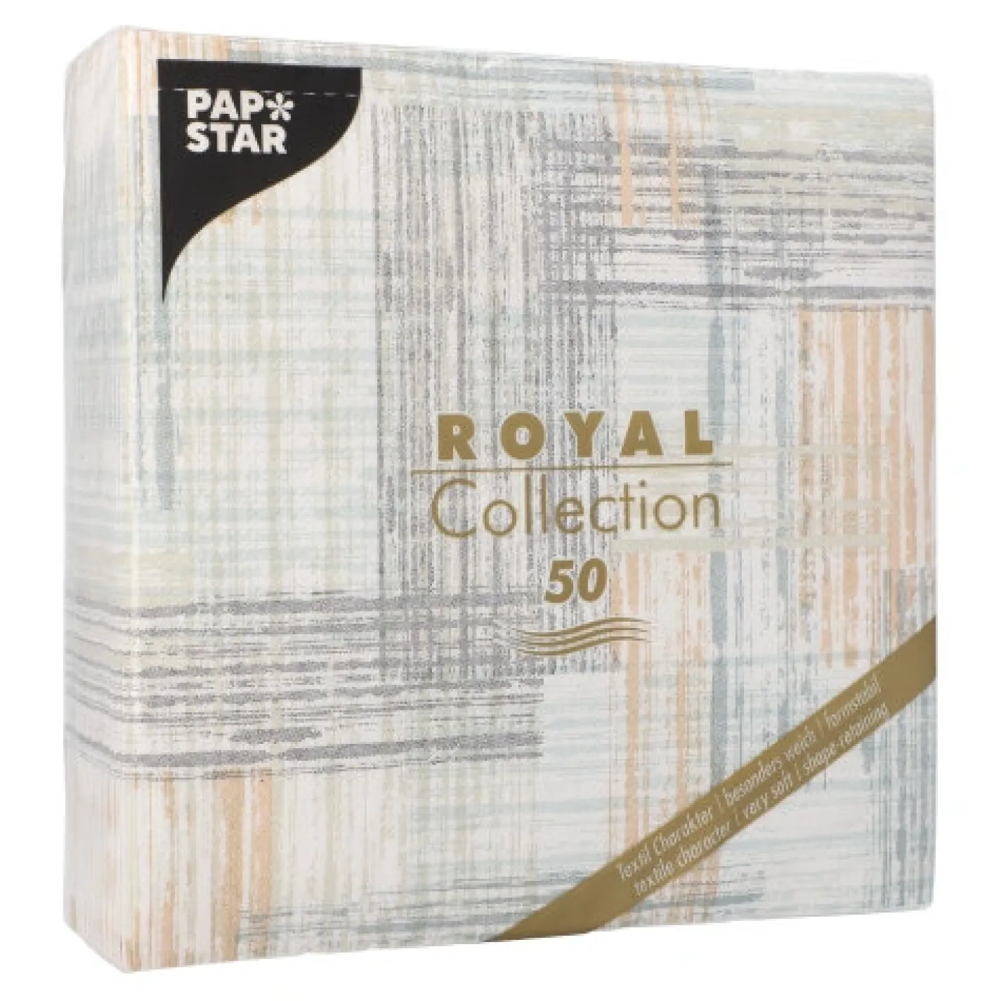 PAPSTAR Servietten "ROYAL Collection" 1/4-Falz 40 cm x 40 cm "Modern"