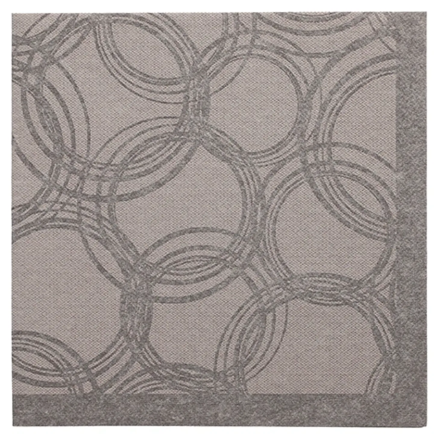 PAPSTAR Servietten "ROYAL Collection" 1/4-Falz 40 cm x 40 cm grau "Bubbles"
