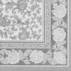 PAPSTAR Servietten "ROYAL Collection" 1/4-Falz 40 cm x 40 cm grau "Ornaments", 8 x 20 Stück