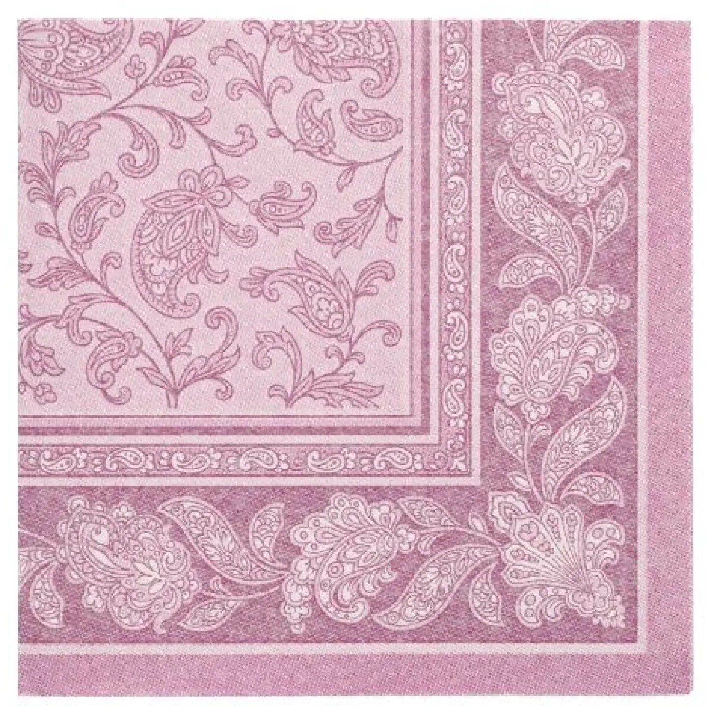 PAPSTAR Servietten "ROYAL Collection" 1/4-Falz 40 cm x 40 cm lila "Ornaments", 8 x 20 Stück