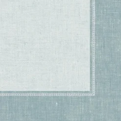 PAPSTAR Servietten "ROYAL Collection" 1/4-Falz 40 cm x 40 cm arktikblau "Linum", 5 x 50 Stück