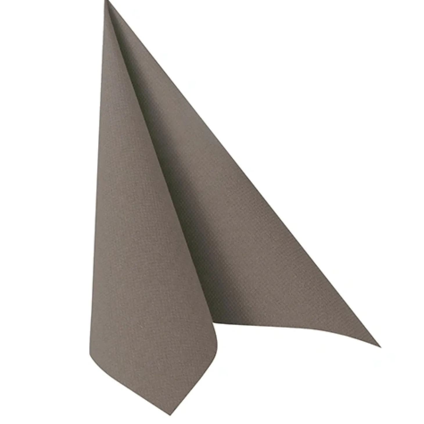 PAPSTAR Servietten "ROYAL Collection" 1/4-Falz 40 cm x 40 cm grau in Papierverpackung