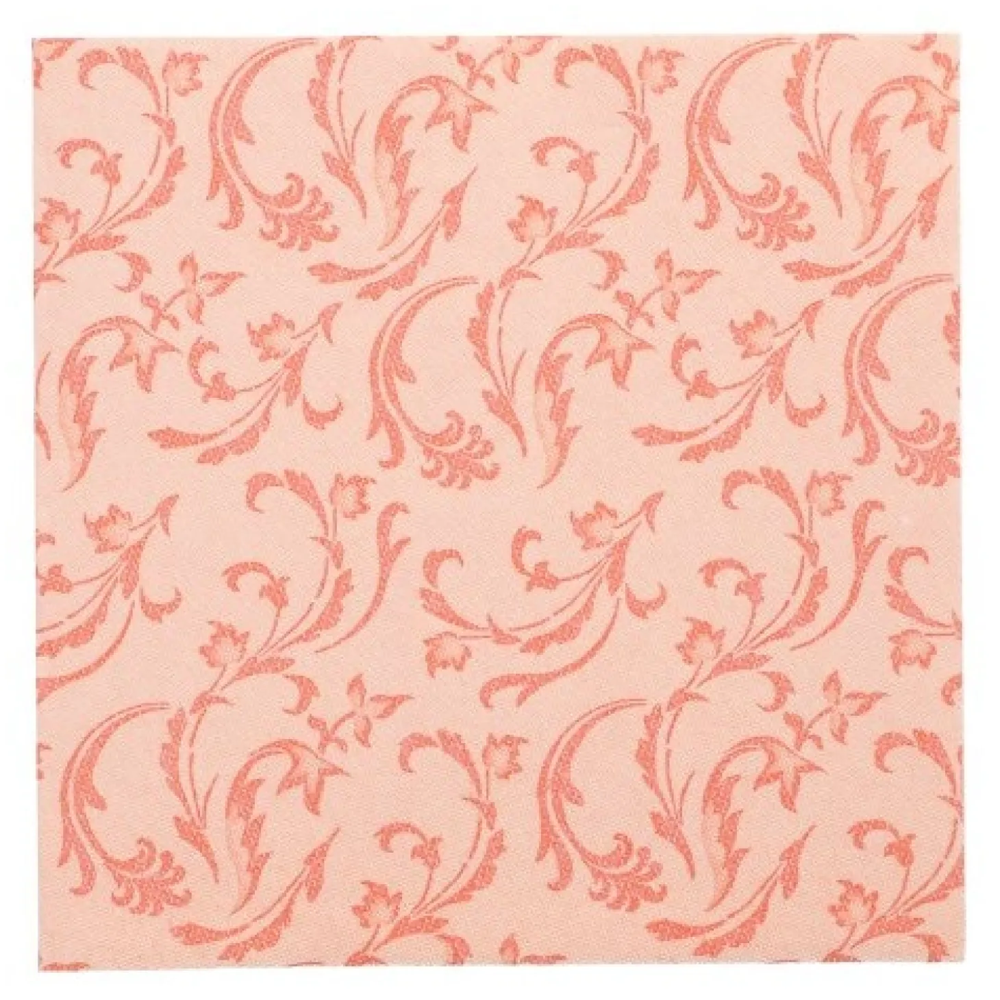 PAPSTAR Servietten "ROYAL Collection" 1/4-Falz 40 cm x 40 cm nektarine "Damascato", 8 x 20 Stück