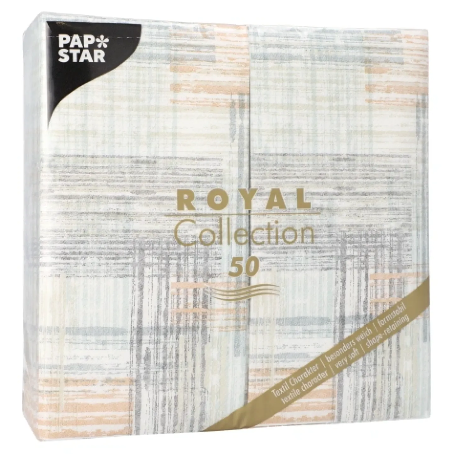 PAPSTAR Servietten "ROYAL Collection" 1/8-Falz 40 cm x 40 cm "Modern"
