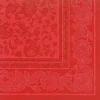 PAPSTAR Servietten "ROYAL Collection" 1/4-Falz 40 cm x 40 cm rot "Ornaments", 8 x 20 Stück