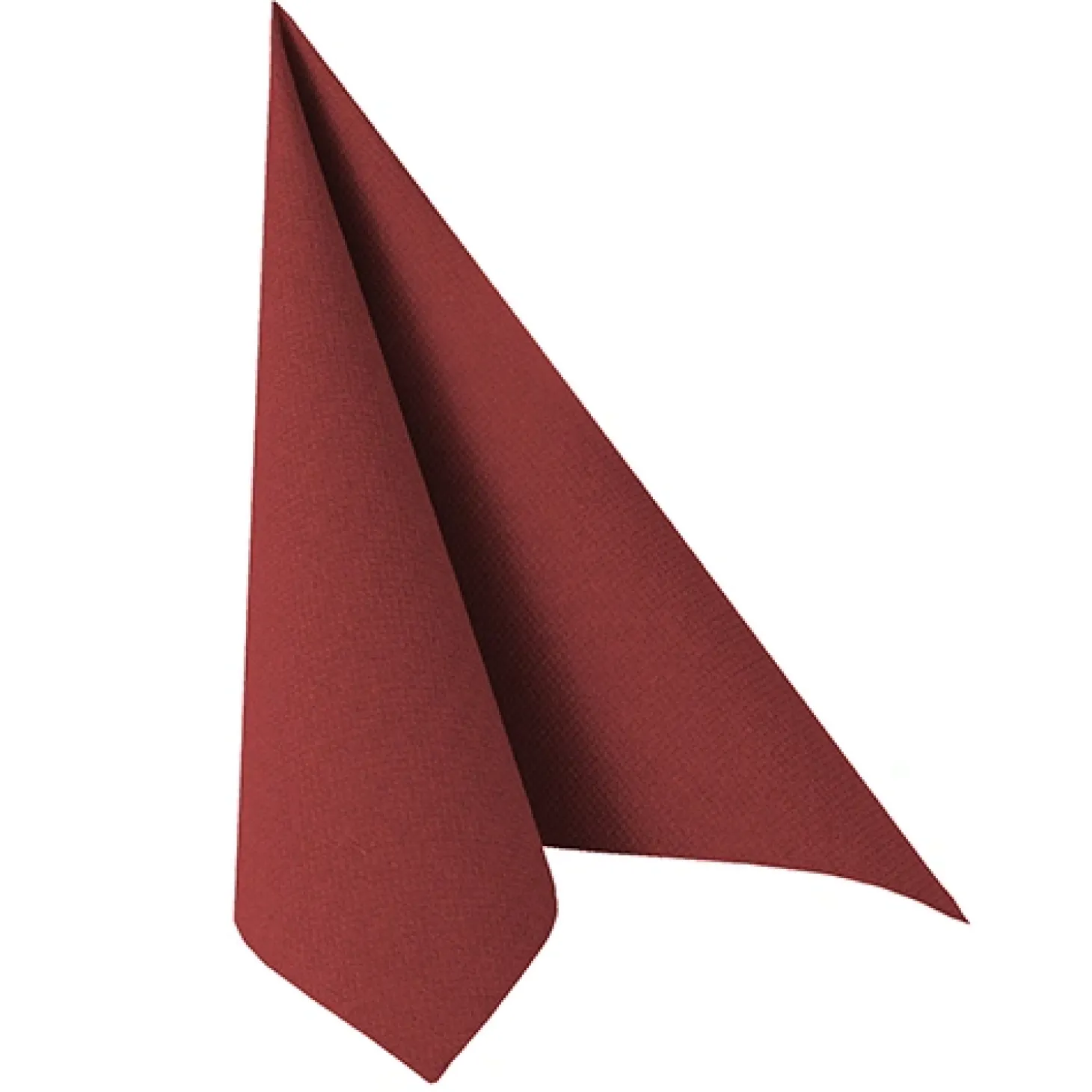 PAPSTAR Servietten "ROYAL Collection" 1/4-Falz 40 cm x 40 cm bordeaux, 5 x 50 Stück