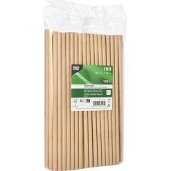PAPSTAR Shake-Halme, Papier Ø 8 mm, 25 cm braun