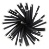 PAPSTAR Shake-Halme, Papier Ø 8 mm, 25 cm schwarz, 50 x 135 Stück